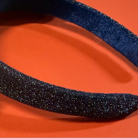 Disney Minnie Mouse WDW 50th Anniversary Jeweled Ears Headband Blue And Gold - Picture 3 of 5